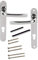 Mila ProLinea Lever Door Handles Type B Pair Polished Chrome
