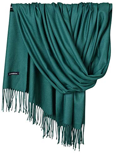 YAOMEI Unisex Damen Herren Schal Schlauchschal, 2018Winter Feinstrick Halstücher Stolen Umschlagtücher Schal Warmes Halstuch (78.74 * 27.56 Zoll (200cm * 70cm), Grün)