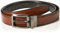 Perry Ellis Herren Portfolio doppelt genähter Ledergürtel (Größen 76,2-107,7 cm) Grtel, braun/schwarz, 36