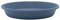 The HC Companies Sottovaso rotondo in plastica, classico, 32 cm, per vasi da interni ed esterni, 31,8 x 31,8 x 5,4 cm, colore: blu ardesia