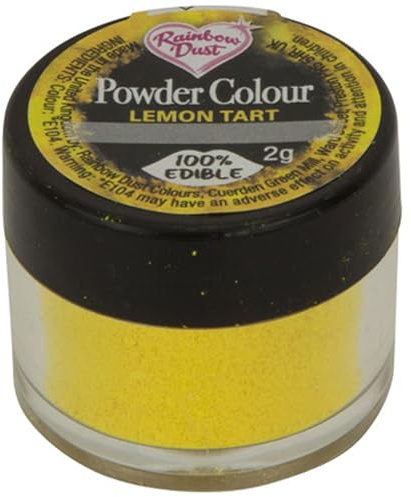 Rainbow Dust ProPowder Food Colouring Powder - Lemon Tart, 2g