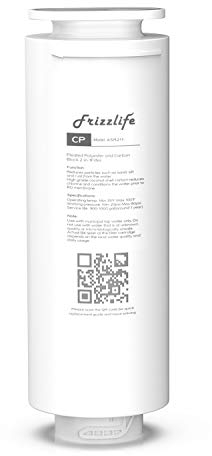 Frizzlife ASR211 - Cartuccia filtro di ricambio per sistema ad osmosi inversa PD600-TAM3, PD400, PD500, PD800-TAM4 (1° stadio)