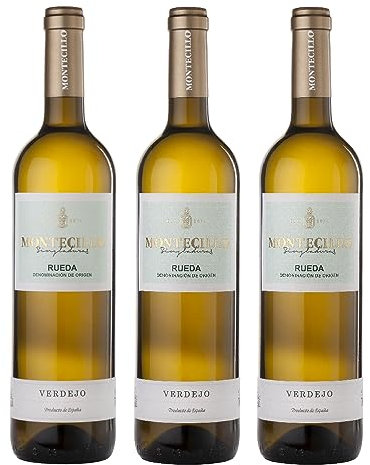Montecillo Singladuras Vino blanco Denominación de origen Rueda uva 100% Verdejo - 3 botellas de 75cl - Total: 225 cl