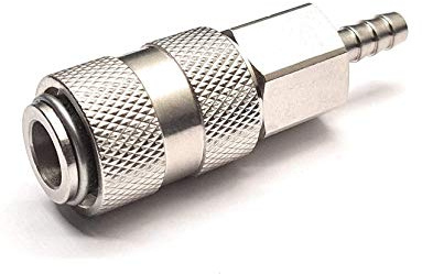 Pneumatic Female Quick Release Coupling 1/4 (6mm) Hosetail Barb – Air Line Fitting UK Standard for Compressor & Air Tools