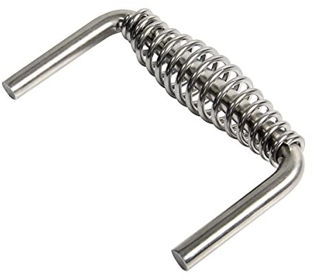 12,7 cm Edelstahl-Federgriff, schweißbarer Griff mit 1,27 cm Stahlstange für Grill, individuelle Metallprojekte, maßgeschneiderte Grills, Smoker, Gruben, Holzöfen