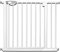 Froadp Barrière de Sécurité Extensible, Barrière de Pression sans Perçage, Grilles de Porte Barrières pour Bébé et Chiens, Porte de Protection D'escalier en Métal Largeur Réglable(Blanc, 85-95cm)