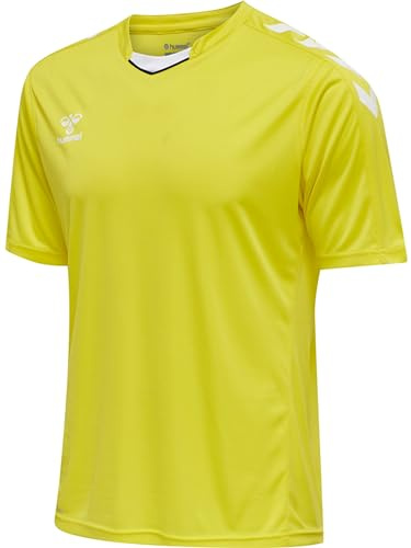hummel Herren Hmlcore Xk Poly Jersey S/S T Shirt, Gelb, S EU