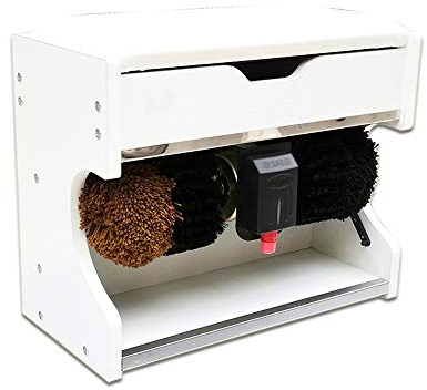 Samnuerly Scrub Polishing Machine, Floor-Standing Fully Automatic Cleaning Processor for Home Hotel Lobby Foyic Cleaning Processor for Home Hotel Lobby Foyer Electric Shoe Polisher (Color : B) (B)