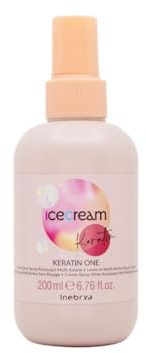 Inebrya Ice Cream Keratin One - Crema Spray Senza Risciacquo Multi-Azione 200ml