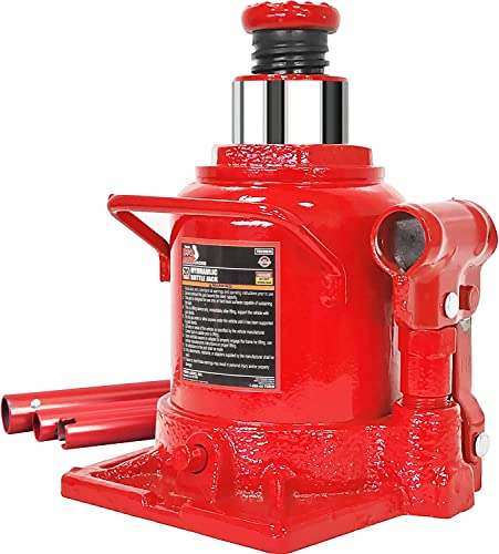 BIG RED Torin TAM92007A Hydraulischer Wagenheber mit niedrigem Profil, 20 Tonnen, Rot