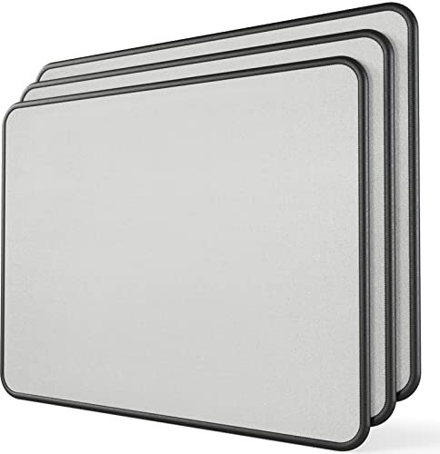 KTRIO Mouse Mat 3 Pack [30% Larger] with Stitched Edges, 280x220x3mm Mousepad Gaming Mouse Pad Mat, Waterproof Mouse Mats with Non-Slip Rubber Base, Mouse Pads for Computers, Laptop, PC