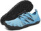 Mishansha Badeschuhe Herren Wasserschuhe Damen Schwimmschuhe Aquaschuhe Strandschuhe Barfußschuhe Neoprenschuhe Schnell Trocknend Surfschuhe mit Breiter Zehenbox Himmelblau EU Gr.43