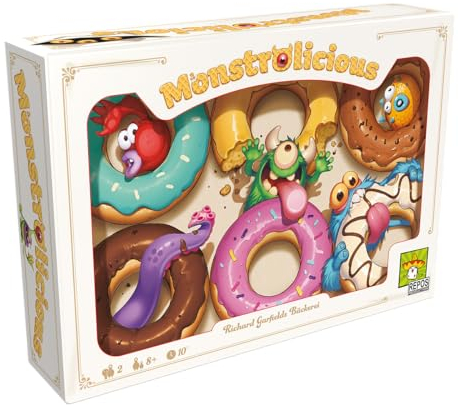 Repos Production, Monstrolicious, Familienspiel, Brettspiel, 2 Spieler, Ab 8+ Jahren, 10 Minuten, Deutsch