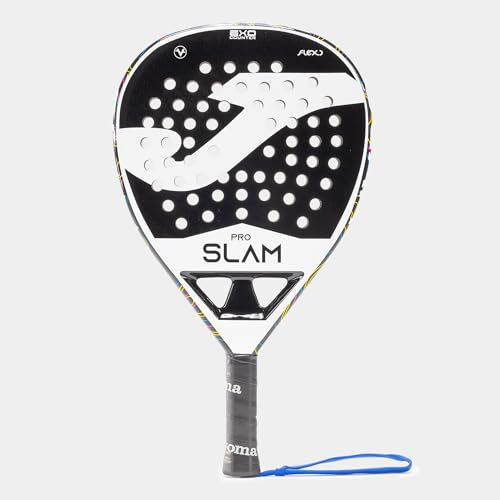 Joma Pádel Pala Slam Pro, Bianco Nero