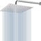 Soffione Doccia Voolan Rain con Braccio di Estensione, Soffioni Doccia a Pioggia in Acciaio Inossidabile, Soffione Doccia Quadrato ad Alto Flusso (Soffione Doccia 30cm, Braccio Doccia 38cm)