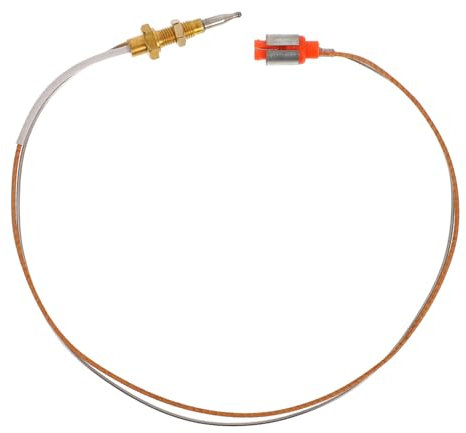 HOMSFOU Thermoelement Ofenbrenner Ersatzteil Für Einbauherde Gasgrill Flammenausfallschutz Sichere Verbindung Keramikschutz Automatische Abschaltung