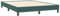 vidaXL Cadre de lit sans Matelas Vert foncé 140x210 cm Velours, lit, sommier, lit en Velours, Meuble de Chambre à Coucher, lit Double, lit rembourré