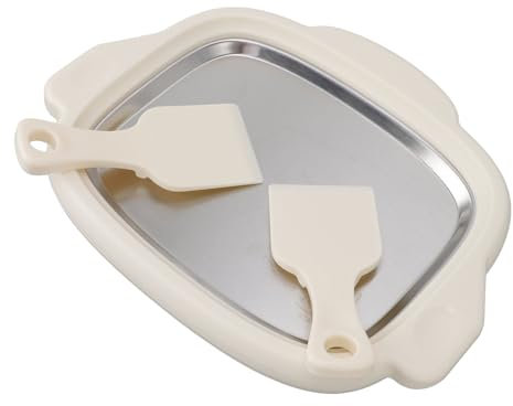 Ice Cream Roll Maker Rolled Ice Cream Machine, Sweet Spot Pan Instant Cold Plate Ideal for Making Rolled Ice Cream Soft Serve Slushies Frozen Yogurt Sorbet and Gelato (White)