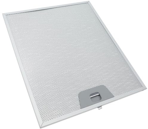 EVAYP Metall-Fettfilter (300 x 253 mm), kompatibel mit AEG 50248271004 Whirlpool 482000027080 Bosch 00431222 Indesit C00059594 Faber 133.0017.054 133.0071.330 Küppersbusch 538153 Dunstabzugshauben