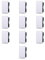 10 MODULI INTERRUTTORE 16A, BIANCO, COMPATIBILE CON VIMAR PLANA, MODULI E FRUTTI 100% COMPATIBILI, MATERIALI DI ALTA QUALITA'