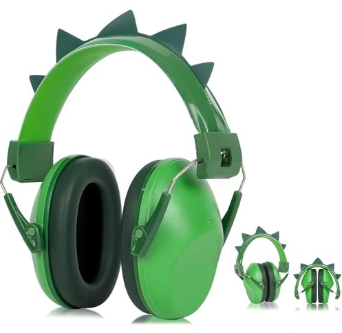 Cexovo Protector Oído para Niño, Protector Oído para Niño SNR 28dB Protectores Auditivos Cascos Ruido Orejeras Cancelación de Ruido Ajustable Estudiar para Niños de 3 a 16 Años Ajustable Banda