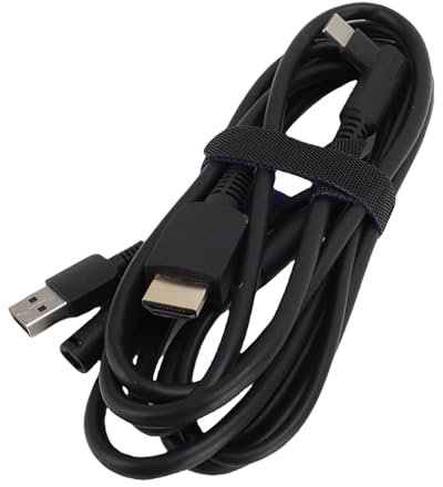 3 in 1 Cable for Graphics Drawing Tablet, HDMI USB Type C Cable for KAMVAS Pro 12 13 16 High Speed Data Transfer Plug and Play Compact and Portable