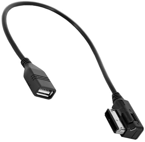 AMI MDI Music Interface Adapter Kable USB Version Audio Anschluss Kabel für MMI Systeme Audiokabel Stecker Kompatibel mit Audi A1 A3 A4 A5 A6 A8 Q3 Q5 Q7 TT Golf Passat Tiguan Touareg Skoda MP3