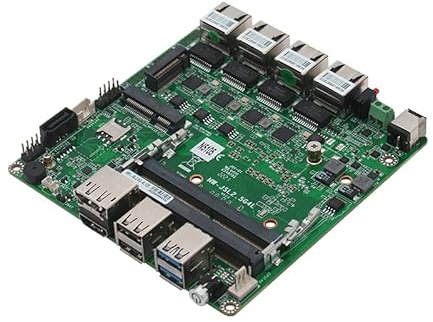 N5105 Soft Routing Motherboard, Nano ITX Motherboard/12 * 12cm, 2* DDR4 ~ 32GB, slot di espansione/M-PCIE/WiFi/3G/4G moduli, USB3.0, M.2 (NVME), SATA3.0, 2.5GbE LAN