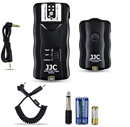 JJC Funkauslöser Blitzauslöser Auslöser für Canon EOS 750D 1200D 1300D 200D 100D 800D 760D 70D 77D 80D 700D 1100D 1000D M6 M5 650D 600D 550D 500D 450D 400D 350D 300D 60D 60Da Power Shot G10 G1 X G11