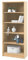 möbelando Regal Standregal Bücherregal Ablageregal Beistellregal Dekoregal Büro Olli VI Buche