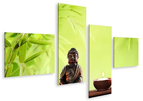islandburner Bild auf Leinwand Buddha In Meditation Bilder Wandbilder Poster
