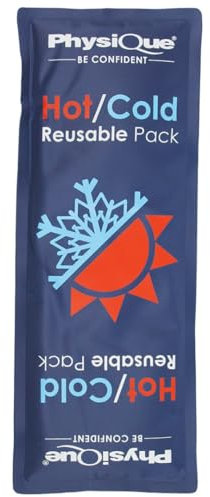 PHYSIQUE - 10 X Reusable Hot and Cold Packs (34 cm x 13 cm) - Use as Heat Pad or Ice Pack for Instant Pain Relief, Perfect for Soothing Headaches or Menstrual Pains
