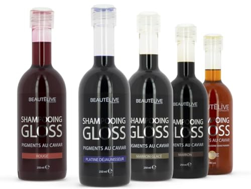 Beautélive - Shampoing Gloss repigmentant - Shampoing gloss déjaunisseur Platine - 250ml