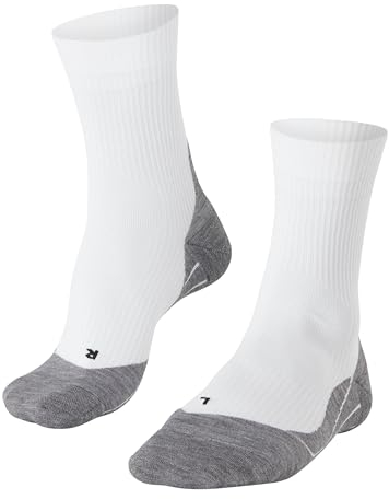 FALKE Herren Tennissocken TE4 M So Baumwolle Funktionsmaterial antiblasen 1 Paar, Weiß White-Mix 2020, 44-45