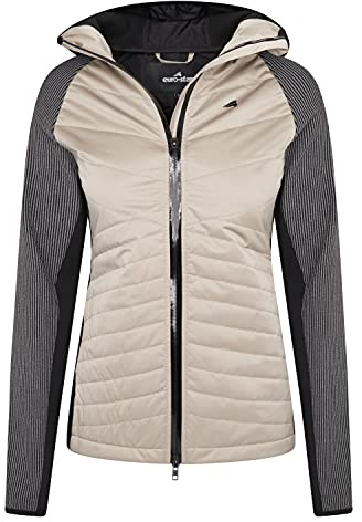 euro-star Damen Sweatshirt Jacke Hybridjacke ESCoco Gold, Größe:XS