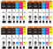 Kamo PGI-520 CLI-521 (24er-Pack) Multipack Druckerpatronen Kompatibel mit Canon 520 521 - für Pixma MP540 MP540x MP550 MP560 MP620 MP630 MP640 MX860 MX870 MP980 MP990 iP3600 iP4600 iP4700