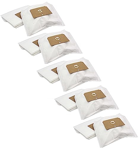 vhbw 50x Sacs compatible avec Rowenta Dymbo RS 005...099 aspirateur - 29cm x 27cm blanc