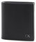 Calvin Klein Herren Geldbeutel Ck Trifold 6 CC Coint mit Münzfach, Schwarz (Ck Black), Einheitsgröße