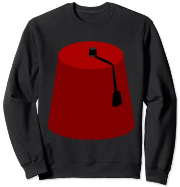 Fez Hat T-Shirt Ottomane Cap Fashion Headwear Graphic Tee Sweatshirt