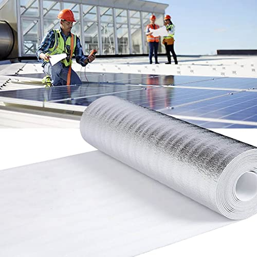 Heizkörperfolie, wärmereflektierende Isolierung, 5 m/30 cm, Wandwärmeisolierung, für Fenster, Auto, Camping oder Pool Heizung, reflektierende Folie, Aluminiumfolie, Heizkörper, reflektierende Folie