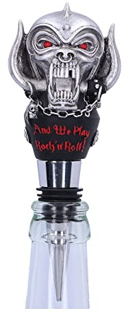 Nemesis Now Bouchon de bouteille sous licence officielle Motorhead Warpig, argent, 13,5 cm