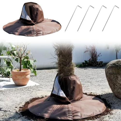 Nexoria Winterschutz Für Pflanzen, Palmenwurzelschutz Winterschutz Für Palmen Wurzel Winter Pflanzen Frostschutzhülle Doppelte Isolierung Winterschutz Für Palmen Frostschutz Kälte Und Frost