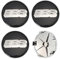 HOBKEY 4 Stück Auto Radnabenkappen für BBS 68mm, Nabendeckel Wasserdicht Rostfrei Radnabenabdeckung Felgendeckel Radnaben Auto Dekoration Zubehör