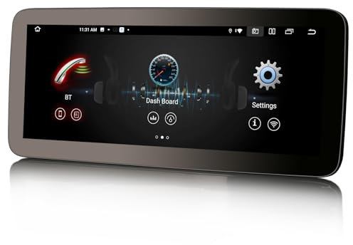 Erisin 12,3 Zoll Android 14 Autoradio 8 Kern 8+128GB für Mercedes Benz A/G/GLA/CLA Klasse W176 C117 X156 W463 GPS Navi Drahtlos Carplay IPS WiFi DSP Bluetooth 5.0 Comand DVR Canbus