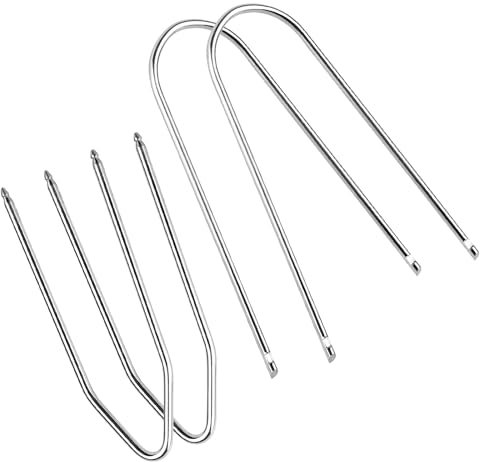 4PCS Autoradio Adaptateur Demontage, Clés d'extraction de démontage, Clé Extraction Autoradio, Outil de déverrouillage d'autoradio, Acier Inoxydable Clef Extraction Autoradio pour Plupart des Voitures