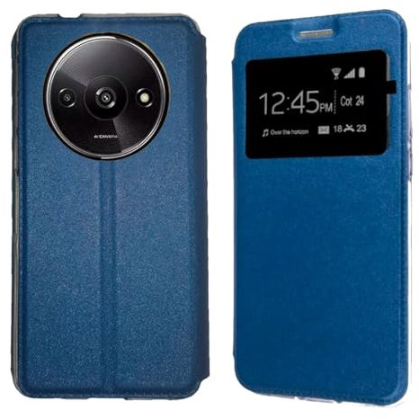 TODOBARATO 24HORAS Funda para Xiaomi Redmi A3 2024 4G (6.71) Azul Libro Ventana