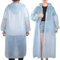 Heveer Regenponcho Wasserdicht Regenschutz Transluzent Regenmantel mit Tunnelzug Kapuze Elastische Manschette für Damen Herren 2 Stück Blau