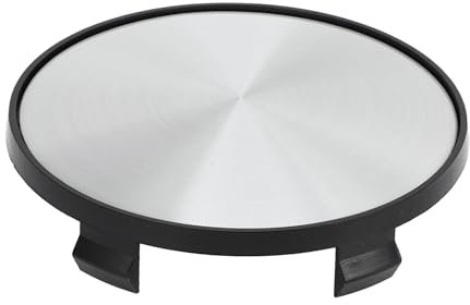 VekAuto 1 Stk. Radnabenkappen Radkappen Felgenzentrumskappen OD: 68mm/2,68 Universal Kunststoff Schwarz für BMW 3 4 5 Serie mit Silberfarbenem Aufkleber