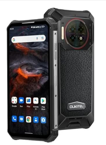 Oukite WP19 Pro Téléphone robuste 8 Go + 256 Go 6,8 pouces FHD+ 64 MP Appareil photo 22 000 mAh MediaTek Helio G99 120 Hz NFC 4G
