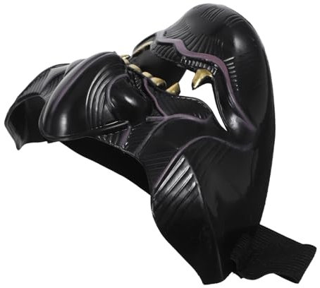 Vaguelly Masque Halloween Design Horrifique Masque Décoratif Demi Face Pour Cosplay Et Fête Accessoire Idéal Pour Vos Événements Thématiques